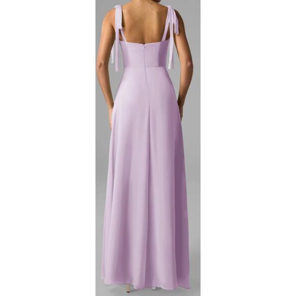 AW BRIDAL SZ 6 S lilac purple Hafsah bridesmaid formal party maxi dress NEW 0B17 - Picture 2 of 4